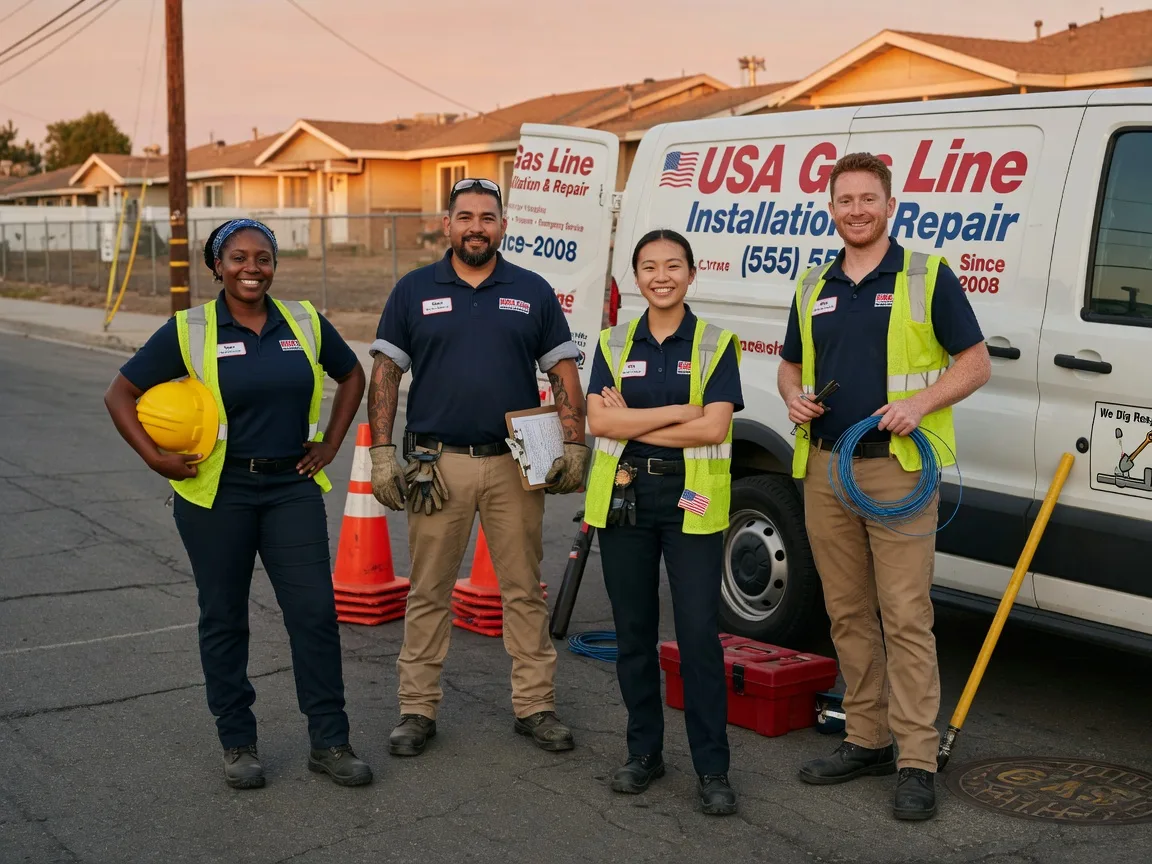 Gas Line Installation company in Lovelady, TX